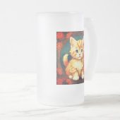 Chope Givrée Alphonse Mucha Style Chat orange (Devant droit)