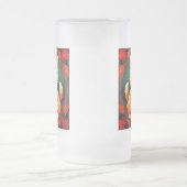 Chope Givrée Alphonse Mucha Style Chat orange (Centre)