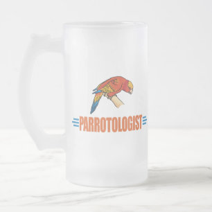 Chope Givrée Amateur de perroquet humoristique