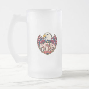 Chope Givrée America First Varsity Eagle Deux Faces