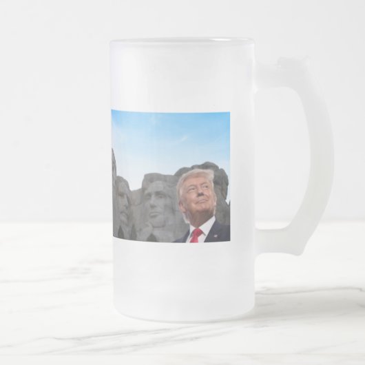 CHOPE GIVRÉE AMERICA MT. CONCEPTION DE VERRE RUSHMORE ET TRUMP (Droit)