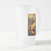 Chope Givrée Amusant Mona Lisa Bière Lover cadeau unique (Devant droit)