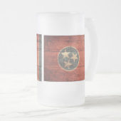 Chope Givrée Ancien drapeau en bois du Tennessee (Devant droit)