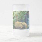 Chope Givrée Animals living together throw pillow (Centre)