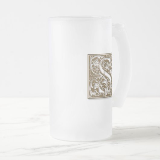 Chope Givrée Antique S Monogramme (Devant droit)