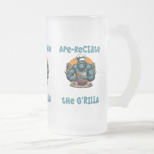 Chope Givrée Appréciez Le Maître du BBQ G'rilla Amusement de Mo