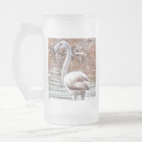 Aquarelle de Flamant rose exotique