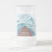 Chope Givrée Aquarelle Moderne Nature Voir La Devis Mondiale (Centre)