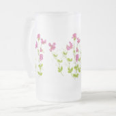 Chope Givrée Aquarelle originale Pois doux, Fleur de jardin (Devant gauche)