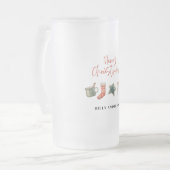 Chope Givrée Aquarelle sucre de canne de boissons de Noël  (Devant gauche)