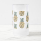 Chope Givrée Aquarelle tropicale ananas Motif sans couture (Centre)