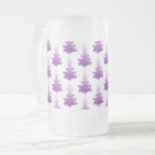 Chope Givrée Arbre de Noël À feuillage persistant violet rouge (Devant gauche)