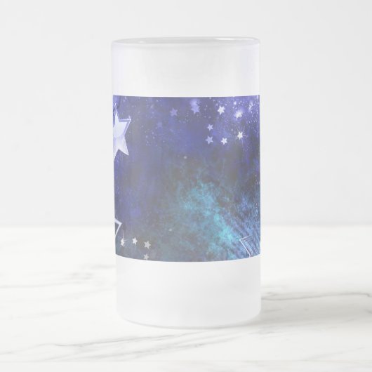 Chope Givrée Arrière - plan spatial avec étoiles (Centre)