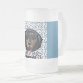 Chope Givrée Art de Noël Dachshund (Devant droit)
