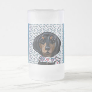 Chope Givrée Art de Noël Teckel    