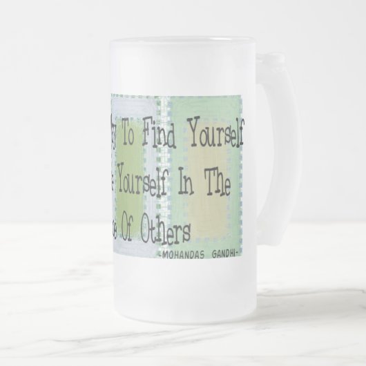 Chope Givrée Assistant social (citation de Mahandas Gandhi) (Devant droit)