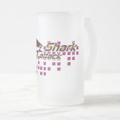 Chope Givrée Attaque de requin Verre de bière (Devant droit)