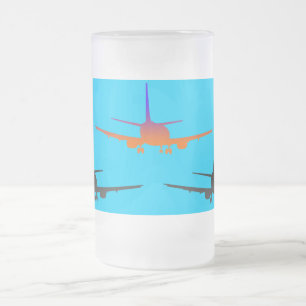 Chope Givrée Atterrissage de l'aéronef Gelé 16 oz de verre givr