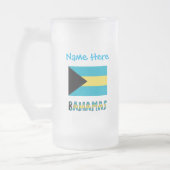 Chope Givrée Bahamas Drapeau bleu Personnalisation (Gauche)