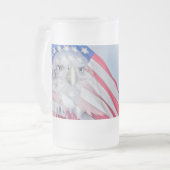 Chope Givrée Bald Eagle et le drapeau américain (Devant gauche)