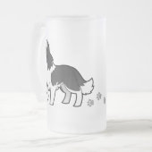 Chope Givrée Bande dessinée border collie (Devant gauche)
