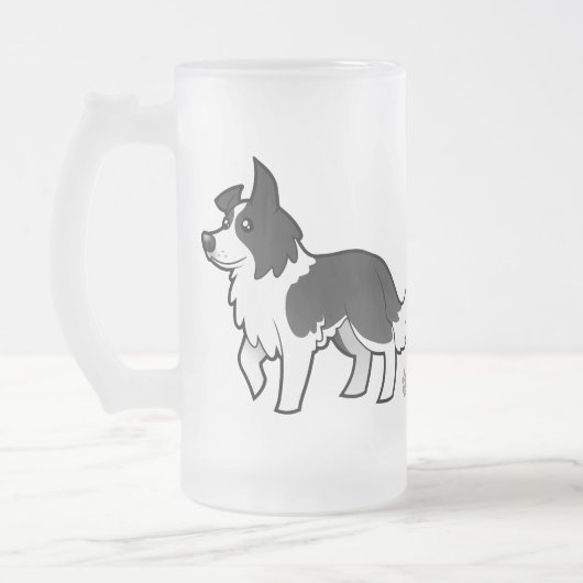Chope Givrée Bande dessinée border collie (Gauche)