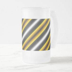 Chope Givrée Bandes arc-en-ciel blanc jaune