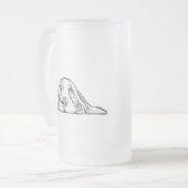 Chope Givrée basset blanc (Devant gauche)