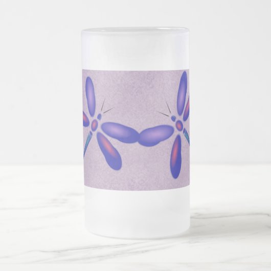 Chope Givrée Batterie numérique à libellules violettes été (Centre)