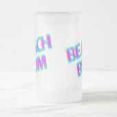 Chope Givrée Beach Bum Saying rose et Turquoise (Centre)