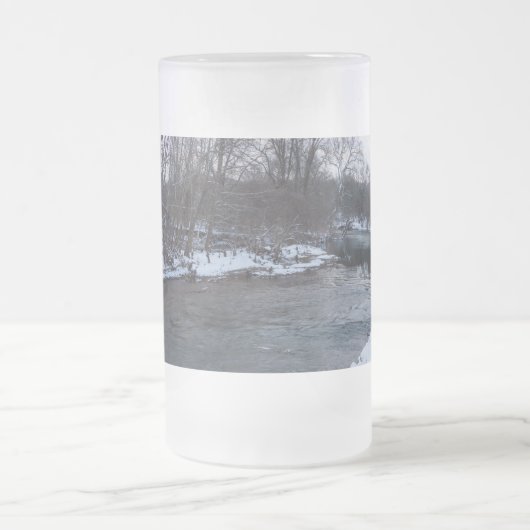 Chope Givrée Beauté de la neige rivière James Verre givrée Beer (Centre)