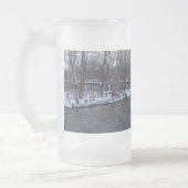 Chope Givrée Beauté de la neige rivière James Verre givrée Beer (Gauche)