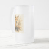 Chope Givrée Bébé renard mignon bottes noires queue blanche Art (Devant gauche)