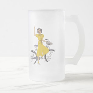 Chope Givrée Belle dame du vélo de la maman