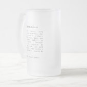 Chope Givrée Bénédiction de la bière (Devant gauche)