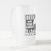 Chope Givrée Bière Avec Votre Déjeuner (Devant gauche)