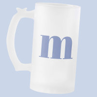 Bière initiale Monogramme moderne