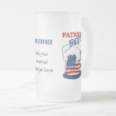 Chope Givrée Bière patriotique (Devant droit)