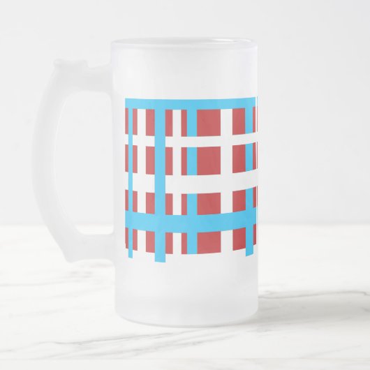 Chope Givrée Bleu blanc rouge clair (Gauche)