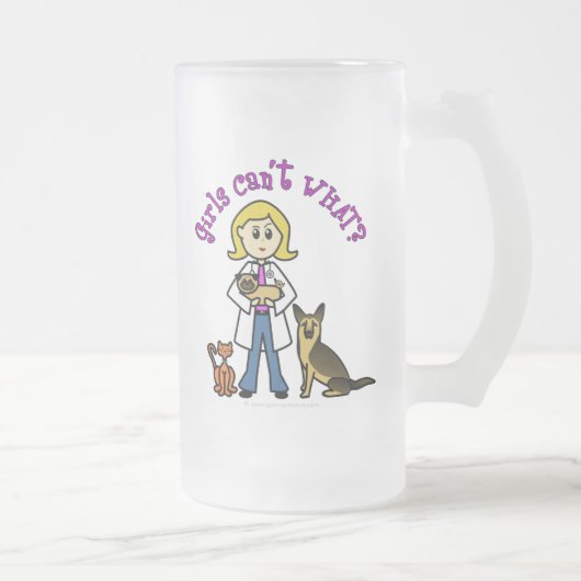 Chope Givrée Blonde Vétérinaire (Droit)