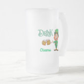 Chope Givrée Boire avec un Leprechaun sur un (Devant droit)