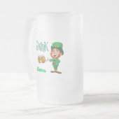 Chope Givrée Boire avec un Leprechaun sur un (Devant gauche)