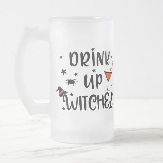 Chope Givrée Boire des sorcières Halloween (Gauche)