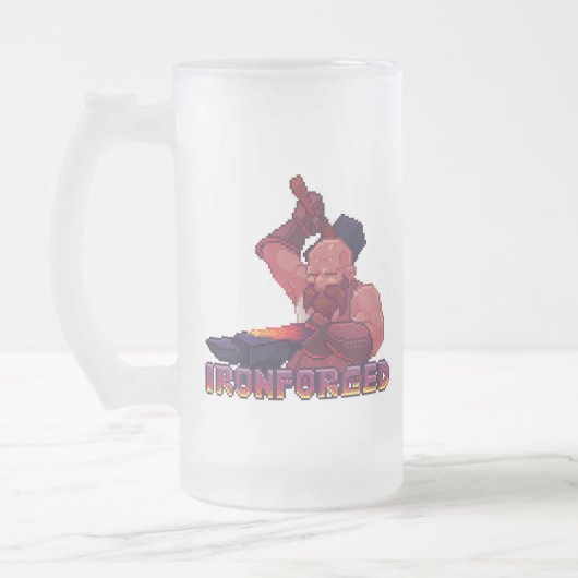 Chope Givrée Boisson de bière forgée en fer (Gauche)