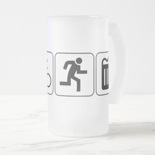 Chope Givrée Boisson de course de vélo de bain (Devant droit)