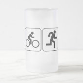 Chope Givrée Boisson de course de vélo de bain (Centre)