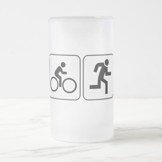 Chope Givrée Boisson de course de vélo de bain (Centre)