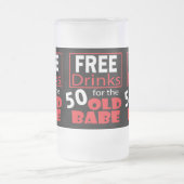 Chope Givrée Boissons gratuites pour le bébé de 50 ans annivers (Centre)