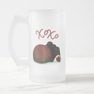 Chope Givrée Bonbon Valentin XOXO et chocolat noir