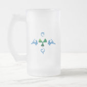 Chope Givrée Boule en verre de boule de plage Hodag (Gauche)